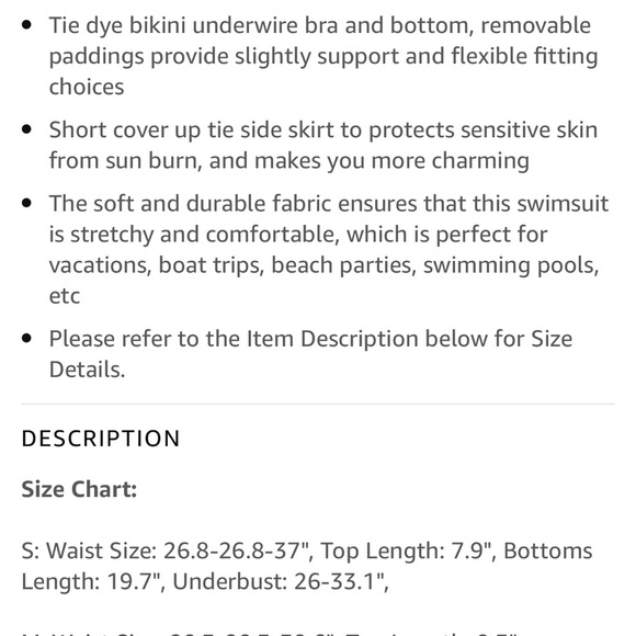 Three piece bathing suit set from Shein - Picture 5 of 6